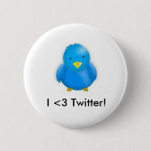 I <3 Twitter! _Button 缶バッジ (正面)
