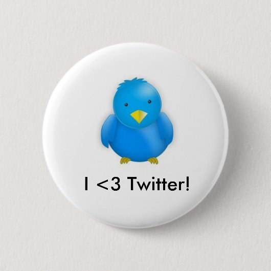 I <3 Twitter! _Button 缶バッジ (正面)