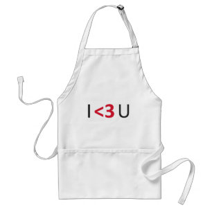 I <3 u スタンダードエプロン
