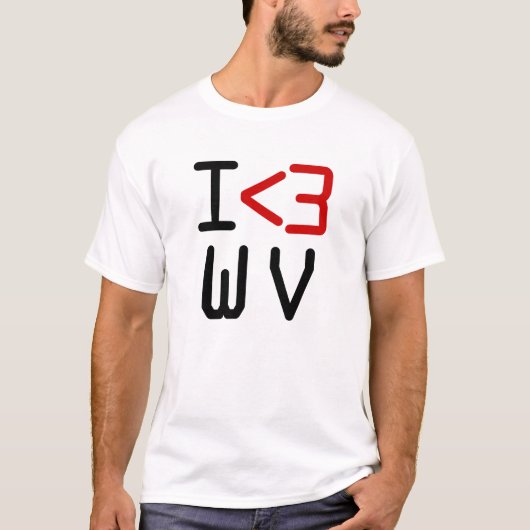 I <3 WV Tシャツ (正面)