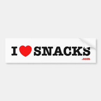 i<3snacks -バンパーステッカー バンパーステッカー