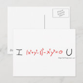 I <3U ポストカード (正面/裏面)
