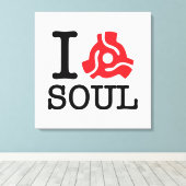 I 45アダプタソウル キャンバスプリント (インサイチュ (ウッドフロア))