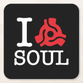 I 45アダプタソウル スクエアペーパーコースター (正面)