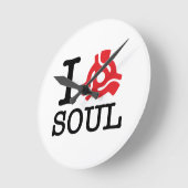 I 45アダプタソウル ラウンド壁時計 (傾斜)