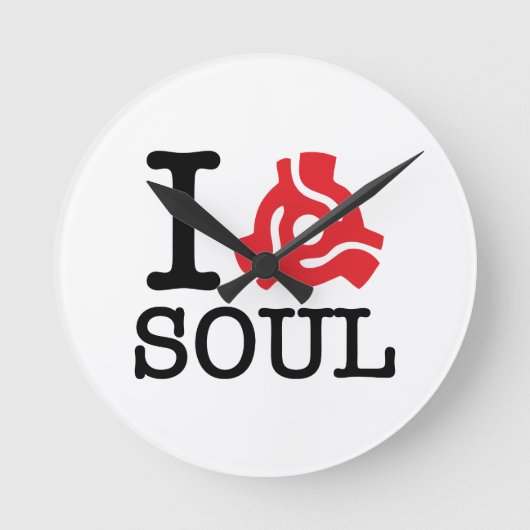 I 45アダプタソウル ラウンド壁時計 (正面)