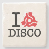 I 45アダプタディスコ ストーンコースター (正面)