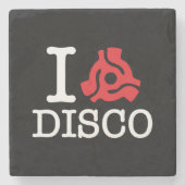 I 45アダプタディスコ ストーンコースター (正面)