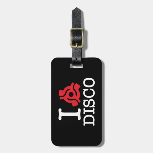 I 45アダプタディスコ ラゲッジタグ (正面縦)