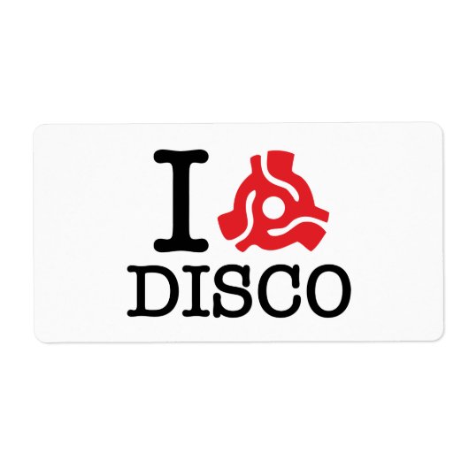 I 45アダプタディスコ ラベル (正面)