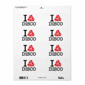I 45アダプタディスコ ラベル (フルシート)