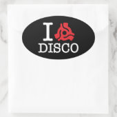 I 45アダプタディスコ 楕円形シール (バッグ)