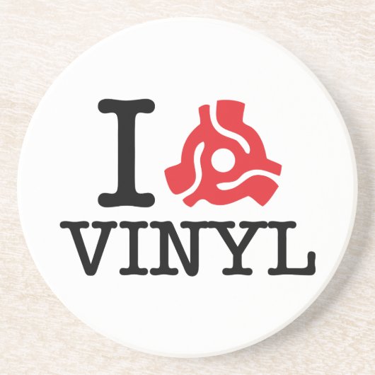 I 45アダプタビニール コースター (正面)