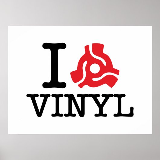 I 45アダプタビニール ポスター (正面)