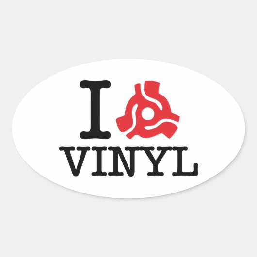 I 45アダプタビニール 楕円形シール (正面)