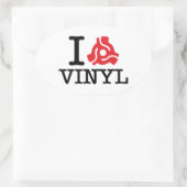 I 45アダプタビニール 楕円形シール (バッグ)