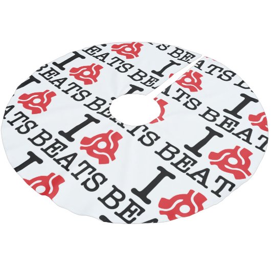 I 45アダプタビート ブラッシュドポリエステルツリースカート (アングル)