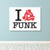 I 45アダプタファンク キャンバスプリント (インサイチュ (ウッドフロア))