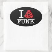 I 45アダプタファンク 楕円形シール (バッグ)