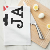 I 45アダプタージャズ キッチンタオル (四つ折り)