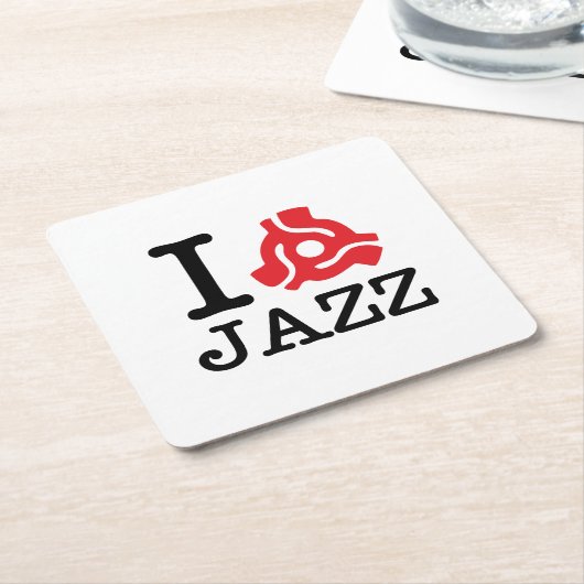 I 45アダプタージャズ スクエアペーパーコースター (アングル)