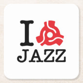 I 45アダプタージャズ スクエアペーパーコースター (正面)