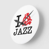 I 45アダプタージャズ ラウンド壁時計 (傾斜)