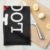 I 45アダプターループ キッチンタオル (四つ折り)