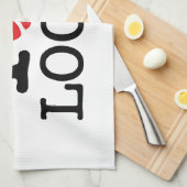 I 45アダプターループ キッチンタオル (四つ折り)