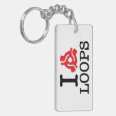 I 45アダプターループ キーホルダー (正面左)