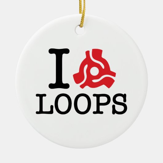 I 45アダプターループ セラミックオーナメント (正面)