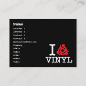 I 45個のアダプターのビニール 名刺 (正面)