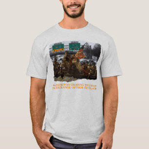 I-490クリーブランドを交差させているジョージ・ワシントン Tシャツ