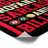 I 4 Languages Profanity話 InhimmとBilliard ポスター (角)