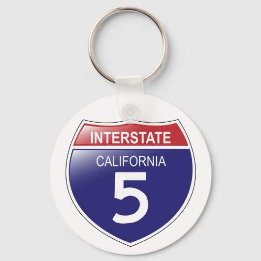 I-5カリフォルニアキーチェーン キーホルダー (正面)