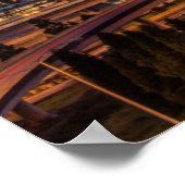 I-5高速道路とシアトルのダウンタウン ポスター (角)