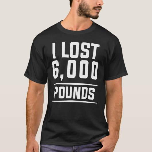 I 6000ポ失ったンド減量トレーニングダイエットフィッツ Tシャツ (正面)