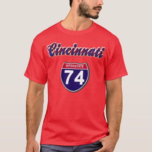 I-74シンシナチ Tシャツ (正面)