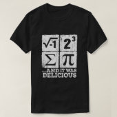 I 8合計パイおもしろいイ食べパイパイ日おたくギーク Tシャツ (デザイン正面)