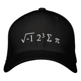 i 8 sum pi - I 食べ Some Piおもしろい Math Hat 刺繍入りキャップ