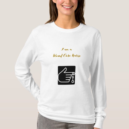 I a Wound 気に ナース- Wound 気にナース Tシャツ (正面)