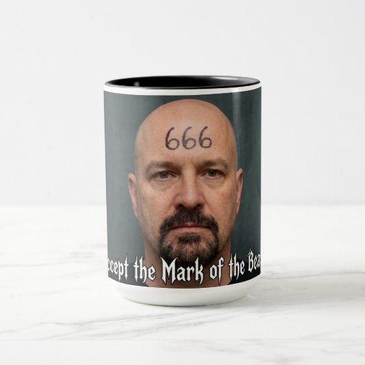 I Accept the Mark of the Beast マグカップ (中央)