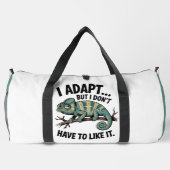 I Adapt, But Don't Like ダッフルバッグ (裏面)