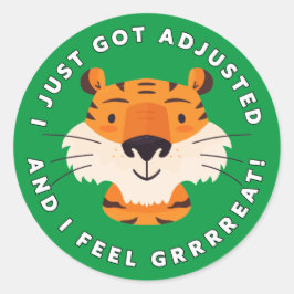 I Adjusted & I 得 Grrreat感じカイロプラクティック ラウンドシール