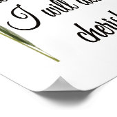 I Adore Youプリント、バリューポスター紙（マット） ポスター (角)