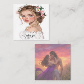 I Adore You エンクロージャーカード (正面/裏面)