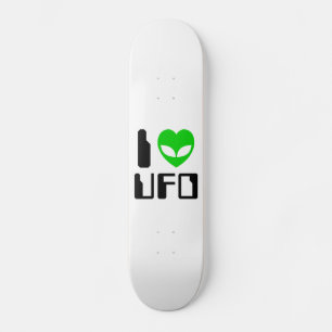 I Alien Heart UFO スケートボード
