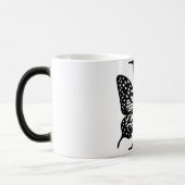 I Alphabet black butterfly モーフィングマグカップ (左)