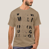 I Already Know How My Life Will End Hilarious Sarc Tシャツ (正面)