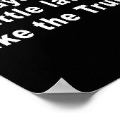 I Always Arrive Little Late Like The Truth Funny S ポスター (角)